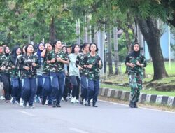 Membentuk Prajurit Tangguh dan Adaptif, Danlanud Sultan Hasanuddin Gelar Program Lari Siang
