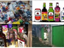 Peredaran Minuman Keras Serta Roko Tanpa Cukai Diduga Dilindungi Oleh Oknum Aktif 