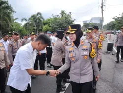 Suasana Hangat di Mako Polres Pelabuhan Makassar, Halal Bihalal Jadi Momentum Perkuat Soliditas