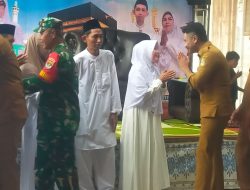 Danramil 11 Pebayuran Bersama Muspika Hadiri Walimatus Safar, Doakan Kelancaran Ibadah Calon Jemaah